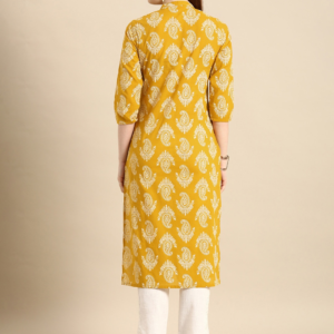 Rayon Printed Straight Kurti